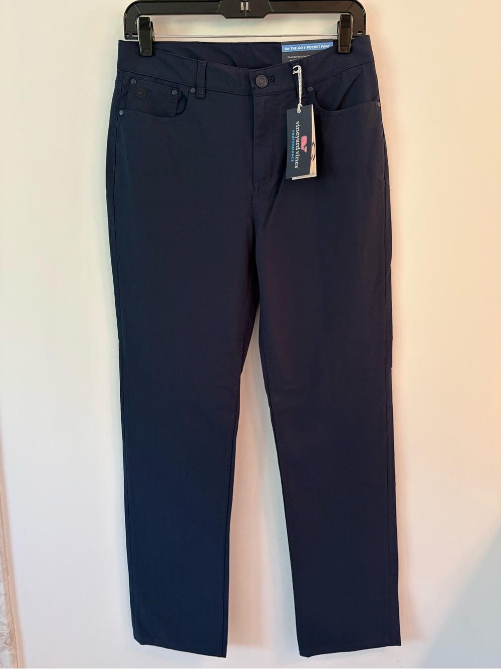 Boys Navy Stretch Five-Pocket Performance Pants by Vineyard Vines